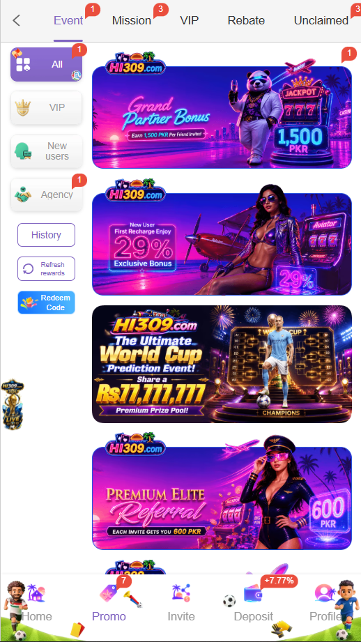 HI309 Game Download Apk | 2026 Best earning App in Pakistan 4 HI309 Game